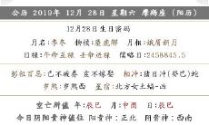 2019年农历十二月初三日是适合开张开业的日子吗?