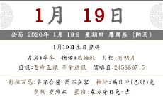 2019年农历十二月二十五是什么日子?