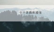 十二星座的排名
