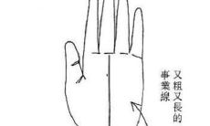 男人左手事业线手相分析