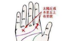 手掌有星纹手相分析