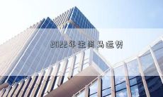 2022年生肖马运势