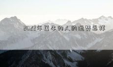 2022年属牛的人的运势怎样