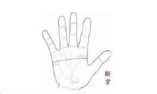双手断掌纹的命运好不好?