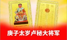 1960年庚子太岁神卢秘大将军