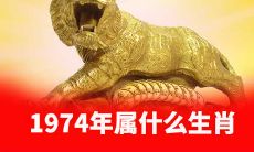 1974年属什么生肖属相是虎
