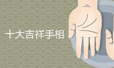 十大吉祥手相详细介绍大富大贵手纹有哪些特征