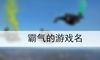 霸气的游戏名