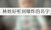 林姓好听到爆炸的名字女