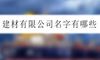 建材有限公司名字有哪些