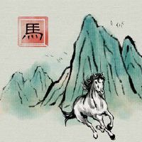 这是6月2022年6月的骑马，预测一个明亮的背景