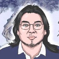 穷人面临鼻子，扭曲