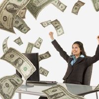 大胆,一天晚上很容易致富。