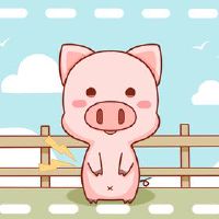 在2022年,一只猪终于透过了吉兴舔。