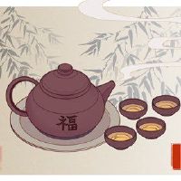 最令人迷人的阳水风水，明亮，吉祥，菊花镇屋