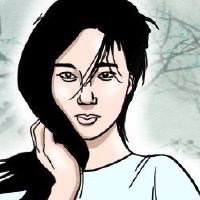 女性的脖子数十个，脖子后面，代表