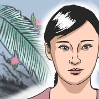 鱼尾图案是图形鱼尾线，看一个人的命运