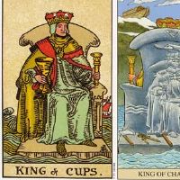 塔罗牌圣杯国王反向情绪算命分析