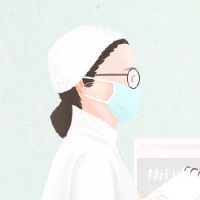 护士的一天给了一堆鲜花代表心脏