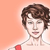 男人的脸在宝宝的两边，善良，无私的奉献精神