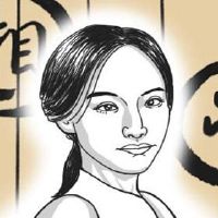 女人在中间的中间，中间有一个意义，财富的意义是什么意思