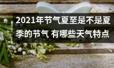 探讨2021年夏至作为夏季节气的合理性与相关的天气特征