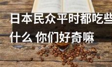 对于日本人而言，平日里的饮食都有哪些菜肴和食品？这其中是否有令您好奇的内容？