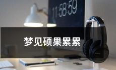 在梦中见到硕果累累的收获，让人心生喜悦和满足！