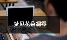 夜晚梦境中观察到万物凋零，美丽绽放的鲜花也毫无幸免