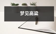 在梦中观赏金黄色高粱沐浴阳光的美妙场景