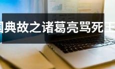 历史记述：三国时期典故之诸葛亮对王朗的无情谴责导致其死亡