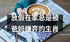 哪些生肖总是被父母嫌弃待在家里放假不出门?