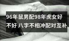 能否相宜?96年鼠男与98年虎女配对,八字不冲突且互为补益的奇妙组合探析