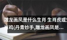 通过雕龙画凤，揭示生肖是什么——探究生肖虎或生肖鸡的神秘意义与象征(诠释丹青妙手的精髓)