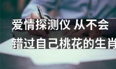 如何通过爱情探测仪正确预测属相，避免错过命中注定的人生伴侣？