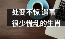 十二生肖中哪个生肖的性格稳定，遭遇困境时不惊不乱的表现最为突出？