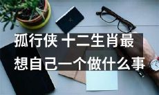十二生肖中的孤行侠们，最期望独自承担的任务是什么？