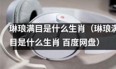 惊喜不断!探讨琳琅满目究竟是哪个生肖(琳琅满目是什么生肖 百度网盘)