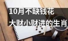 2022年10月运势：踏入财源滚滚的大门，吸收大财小财潮水的十二生肖