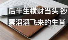 享受后半生财源滚滚的幸运生肖