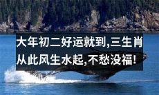 大年初二即刻开启好运模式，招财进宝三生肖腾飞趋势，陷入财源滚滚的美妙境界，再也不必为缺少好运而忧心忡忡！