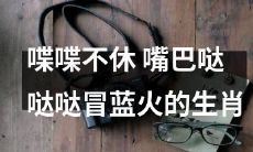 一点的标题：喋喋不休、嘴巴哒哒哒冒着蓝火的生肖——详解哪些属相性情最为活跃和口才过人！