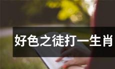 无道之徒, 好色之心不改, 恶意中伤一生肖, 尽显其浅薄无知之徒相貌