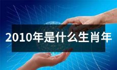 什么是2010年的属相？