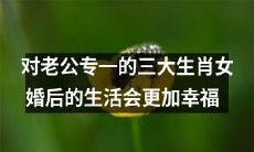 婚后幸福可期！揭秘老公专一的三大生肖女的秘诀！