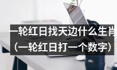 利用数字解答的谜语：哪个生肖被一轮红日寻找在天边？（涉及数字和中文属相）