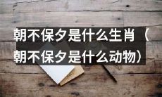 属相预测：朝不保夕的生肖究竟是哪些动物？