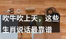 这些生肖在吹嘘自己时最有可信度,能将话题推至云端