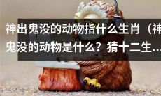 你能猜出那些神秘诡异的动物代表哪些生肖吗？（揭示十二生肖中关于神出鬼没动物的秘密）