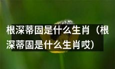 哪个生肖最根深蒂固呢?(哪种生肖具有最深的根)